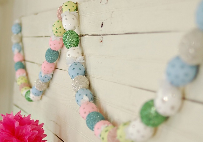 Egg Garland Easter Decorations