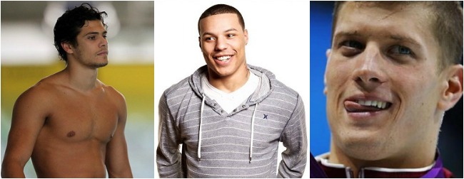 Daniel Gyurta, Marcelo Chierighini, Ryan Bailey