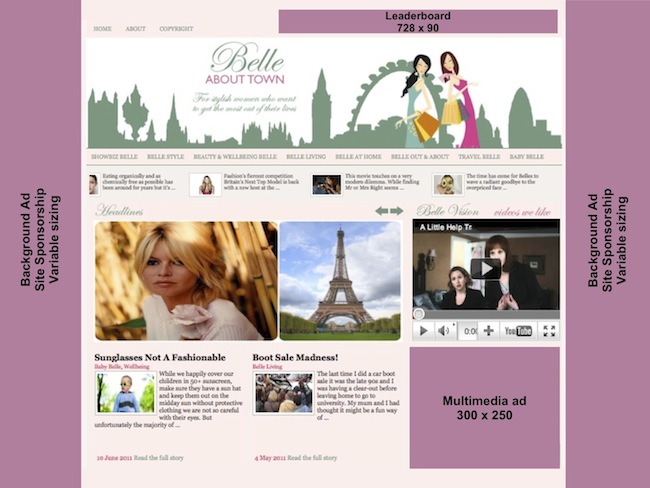 Web advertising