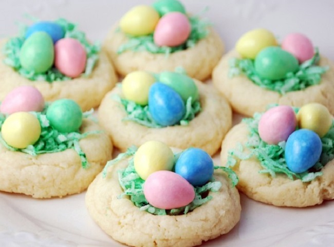 Birds Nest Cookies Easter Recipe