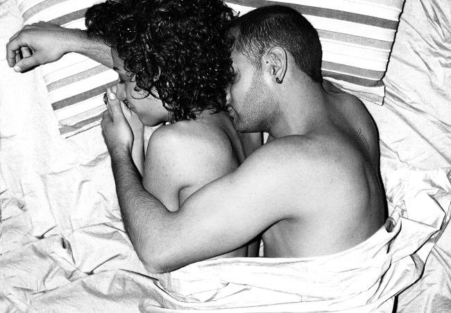 Couple in bed