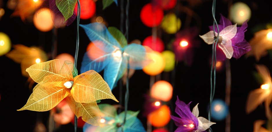 Garden lights are a great way to use garden design to brighten up a small area