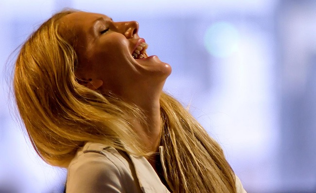 laughing happy smiles woman