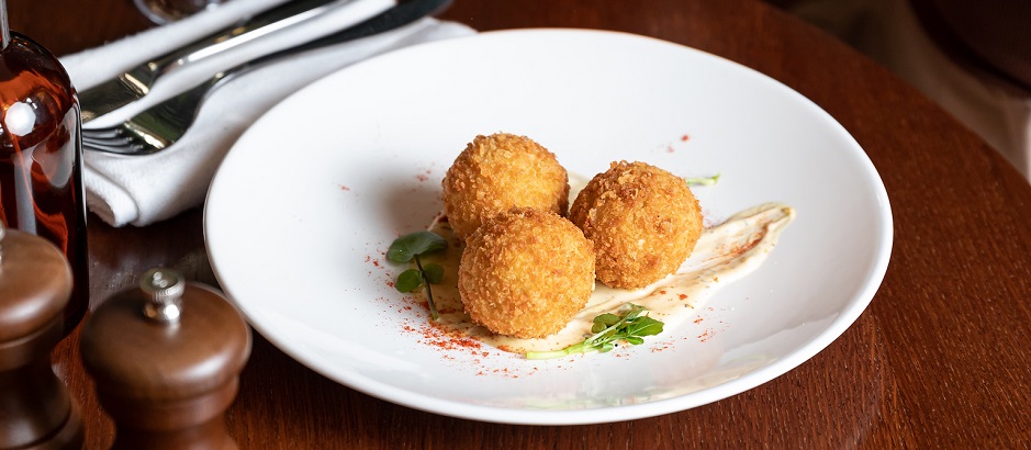 Smoked haddock croquettes at Lillie Langtry Fulham