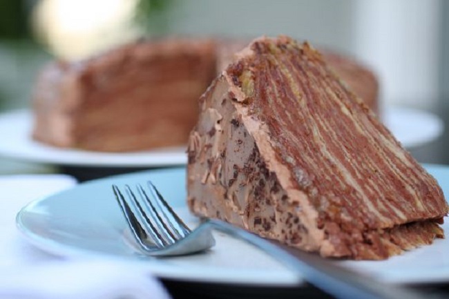 chocolate crepe cake