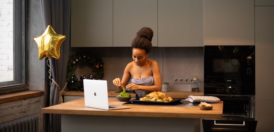 Woman cooking